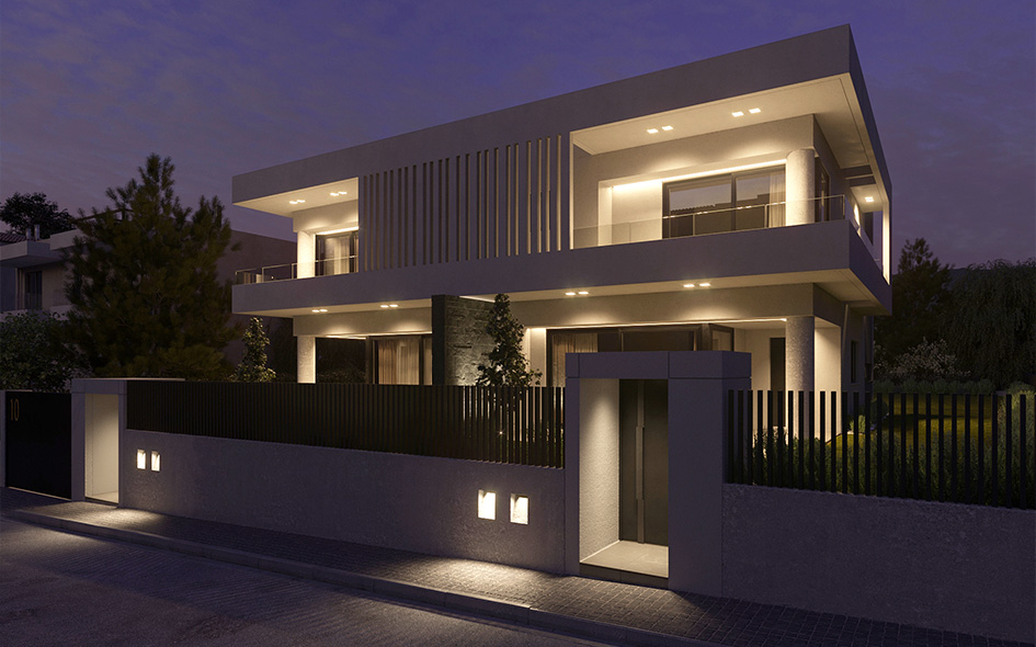 LKMK Architects-Twin houses at Melissia