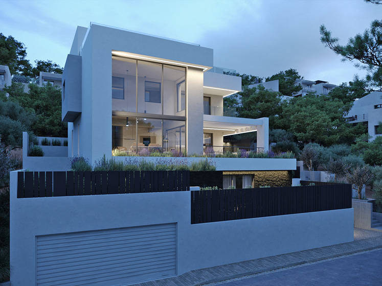 LKMK Architects-Private residence at Nea Penteli II